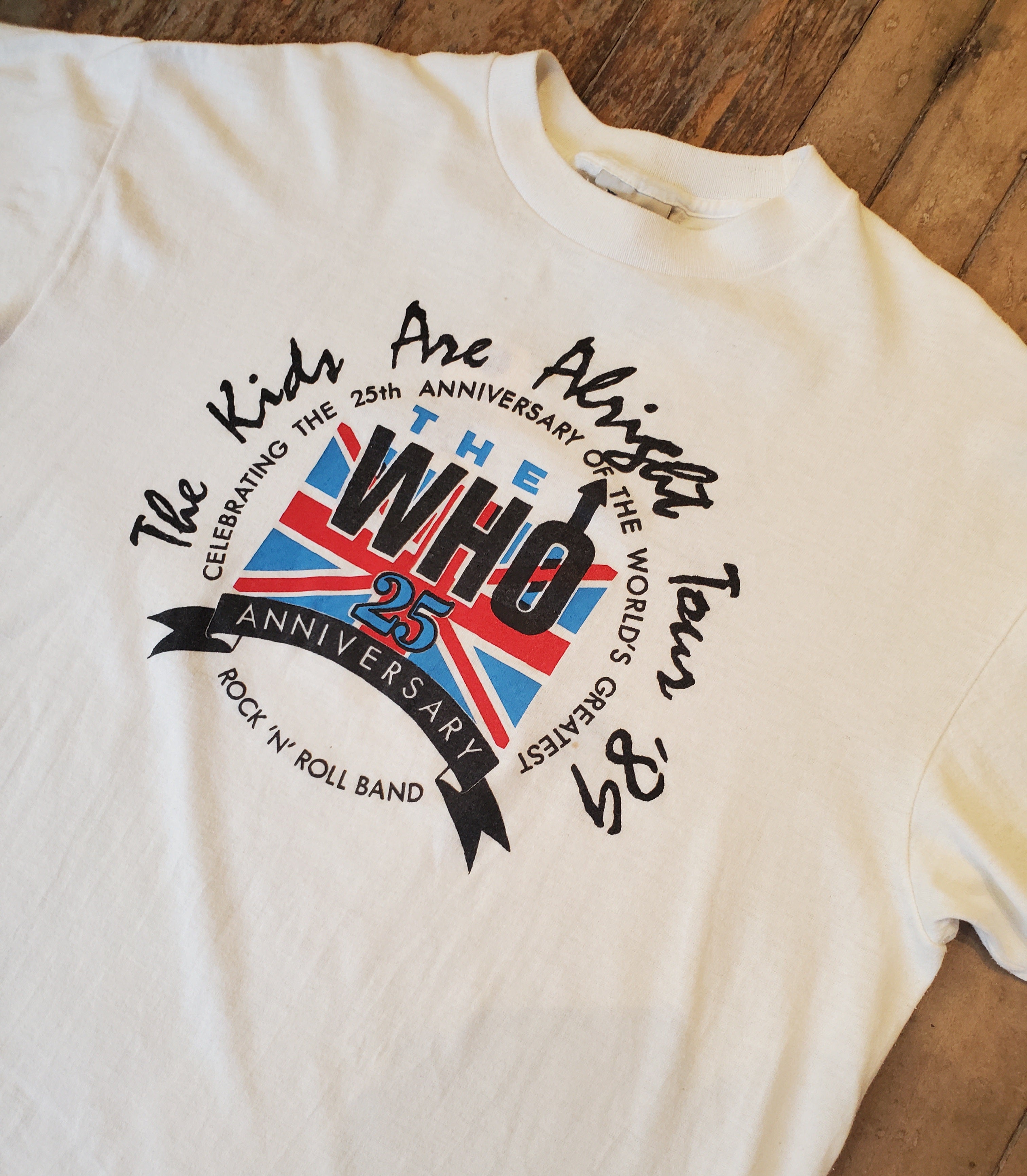 1989 The Who Concert T Shirt