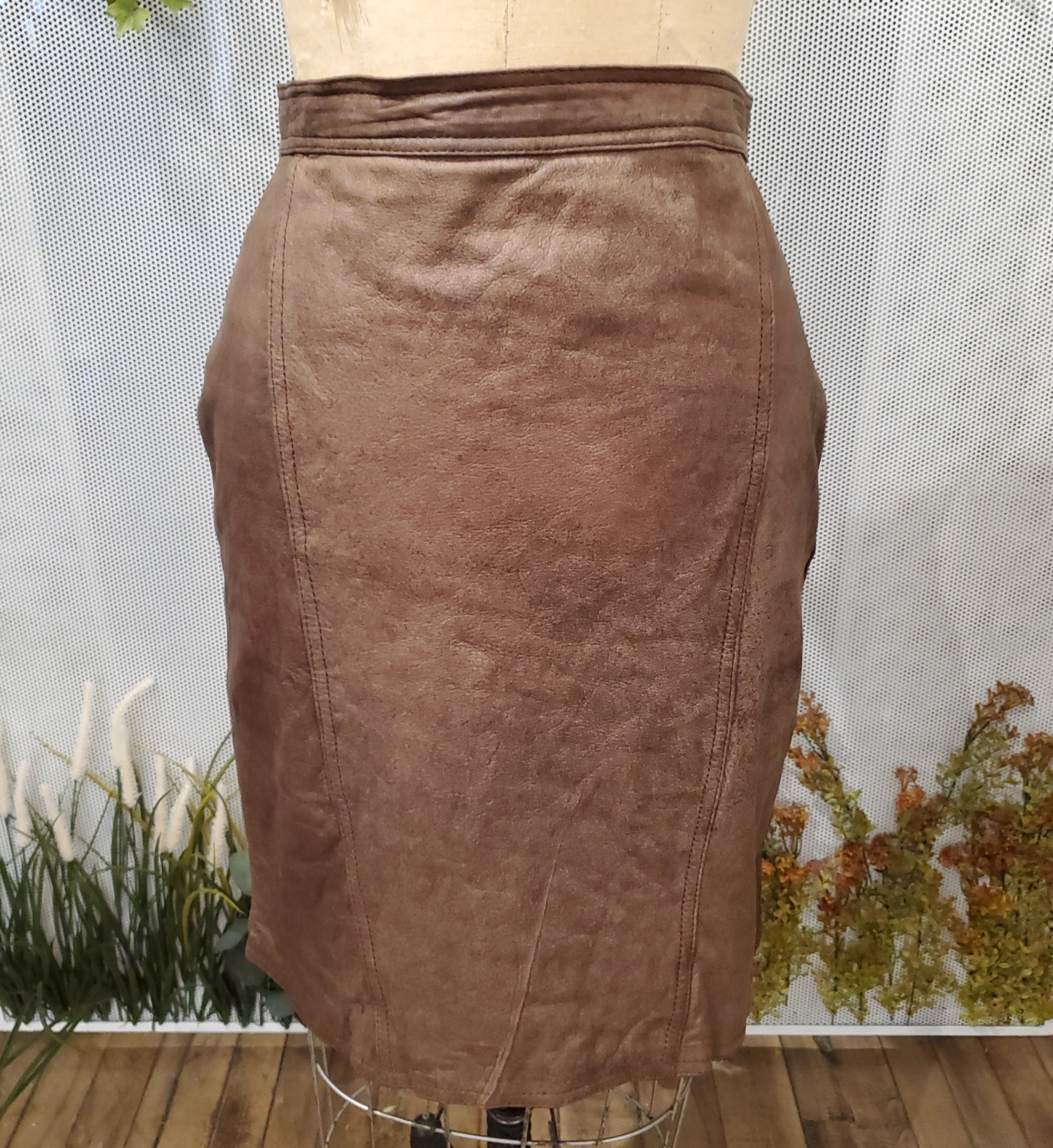 1980’s Leather Skirt